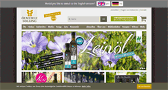 Desktop Screenshot of oelmuehle-solling.de